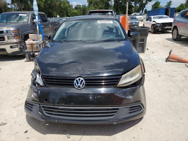 3VW2K7AJ5CM351598 - 2012 VOLKSWAGEN JETTA BASE BLACK photo 5