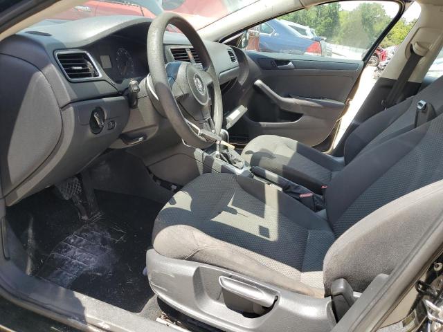 3VW2K7AJ5CM351598 - 2012 VOLKSWAGEN JETTA BASE BLACK photo 7