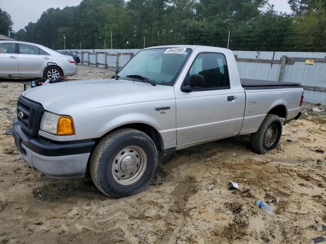 1FTYR10D35PA00736 - 2005 FORD RANGER SILVER photo 1