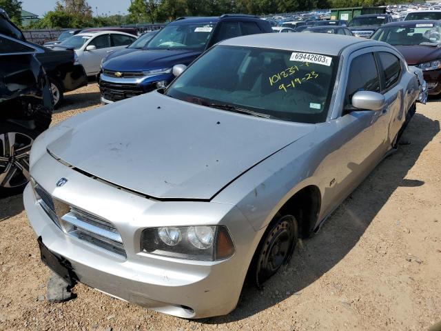 2B3CA2CV6AH268496 - 2010 DODGE CHARGER SILVER photo 1