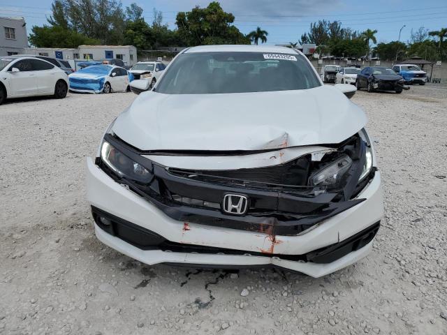 19XFC2F87ME003274 - 2021 HONDA CIVIC SPORT WHITE photo 5