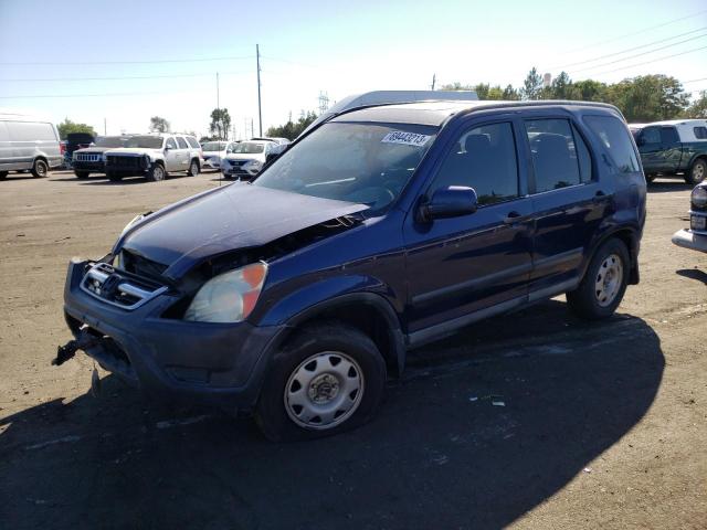 SHSRD78893U137161 - 2003 HONDA CR-V EX BLUE photo 1