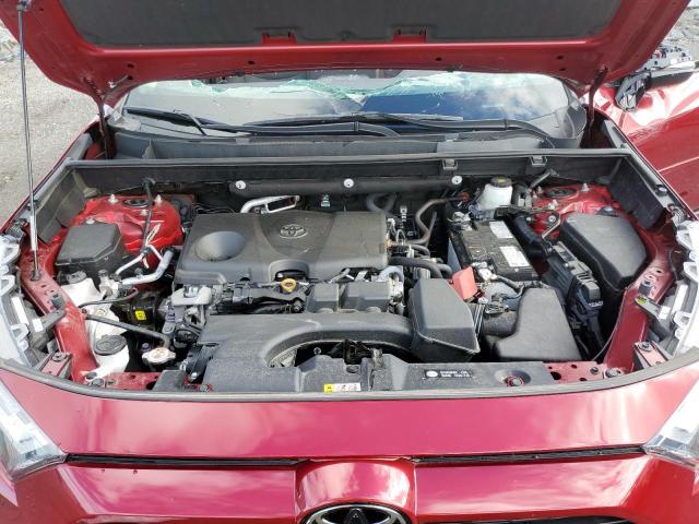 2T3P1RFV5NW279466 - 2022 TOYOTA RAV4 XLE RED photo 12