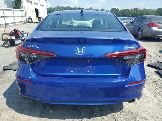 2HGFE2F58RH587844 - 2024 HONDA CIVIC SPORT BLUE photo 6