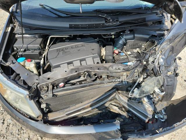 5FNRL5H66CB133646 - 2012 HONDA ODYSSEY EXL GRAY photo 12