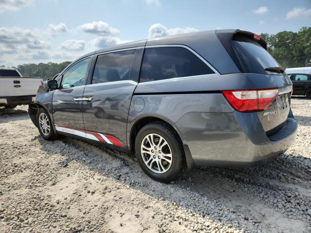 5FNRL5H66CB133646 - 2012 HONDA ODYSSEY EXL GRAY photo 2