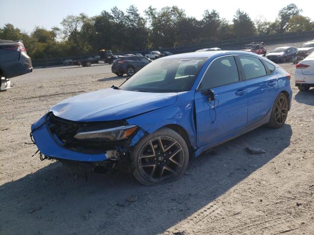 19XFL1H81NE002517 - 2022 HONDA CIVIC SPORT TOURING Blau Foto 1