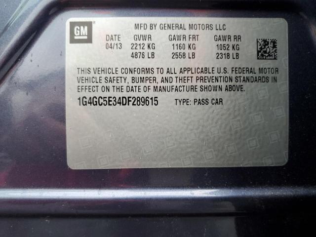 1G4GC5E34DF289615 - 2013 BUICK LACROSSE 蓝色 照片 12