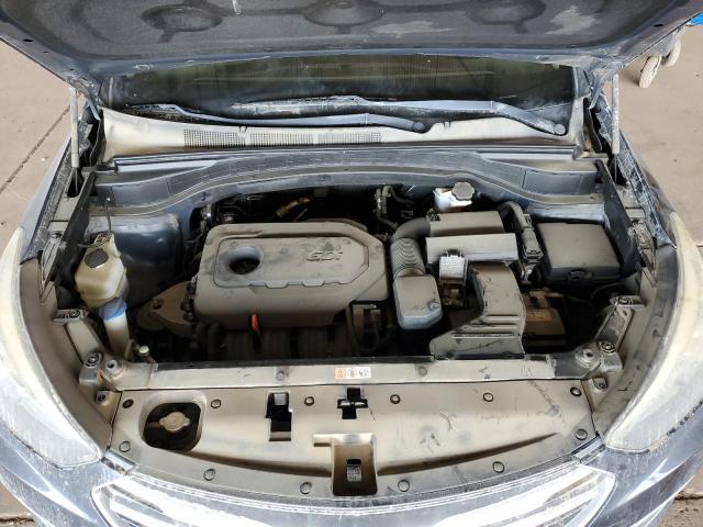 5NMZT3LB0JH097778 - 2018 HYUNDAI SANTA FE S BLUE photo 12