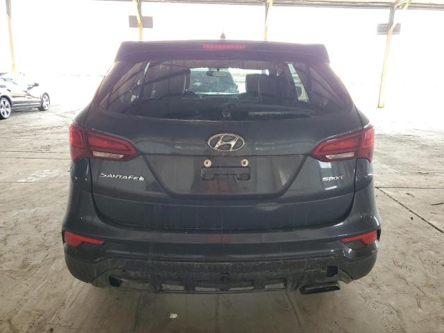 5NMZT3LB0JH097778 - 2018 HYUNDAI SANTA FE S BLUE photo 6
