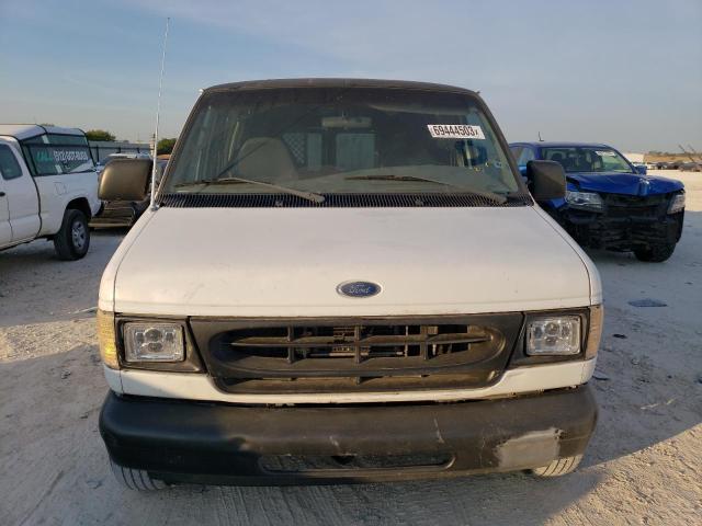 1FTRE142X1HA20298 - 2001 FORD ECONOLINE E150 VAN WHITE photo 5