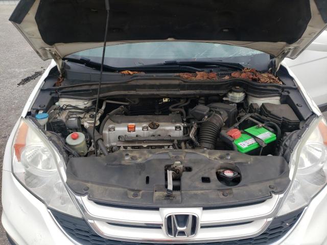 5J6RE3H77AL022390 - 2010 HONDA CR-V EXL თეთრი ფოტო 12