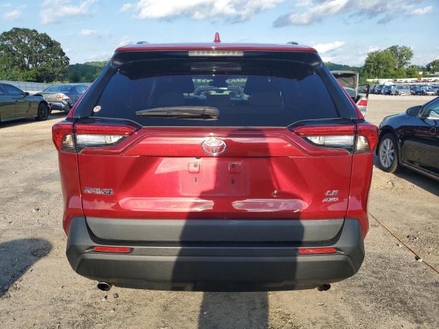 2T3G1RFV7MW235662 - 2021 TOYOTA RAV4 LE RED photo 6