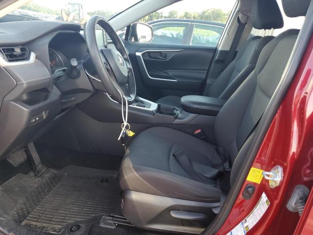 2T3G1RFV7MW235662 - 2021 TOYOTA RAV4 LE RED photo 7