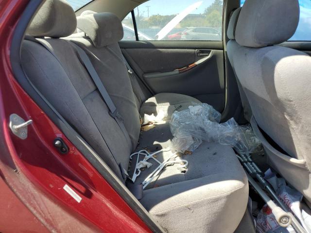 1NXBR32E96Z648507 - 2006 TOYOTA COROLLA CE RED photo 10