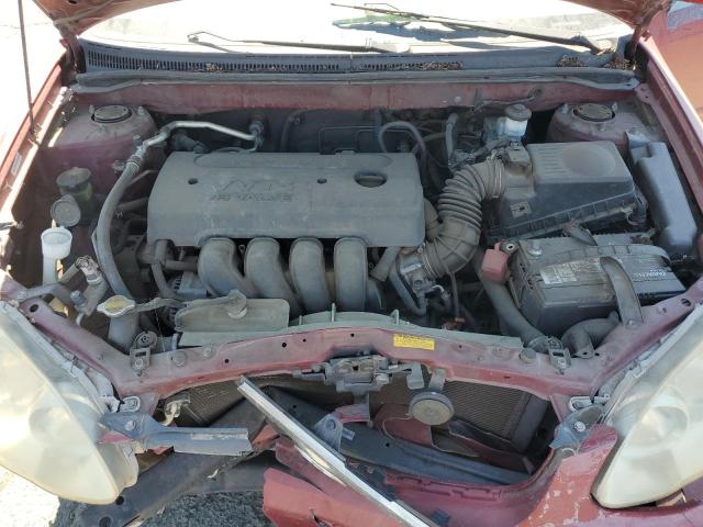 1NXBR32E96Z648507 - 2006 TOYOTA COROLLA CE RED photo 11