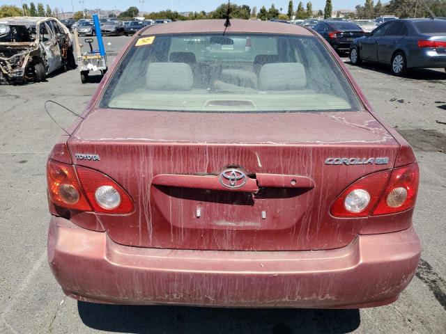 1NXBR32E96Z648507 - 2006 TOYOTA COROLLA CE RED photo 6