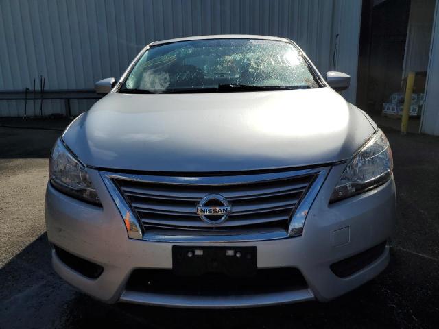 3N1AB7AP6EL671012 - 2014 NISSAN SENTRA S SILVER photo 5