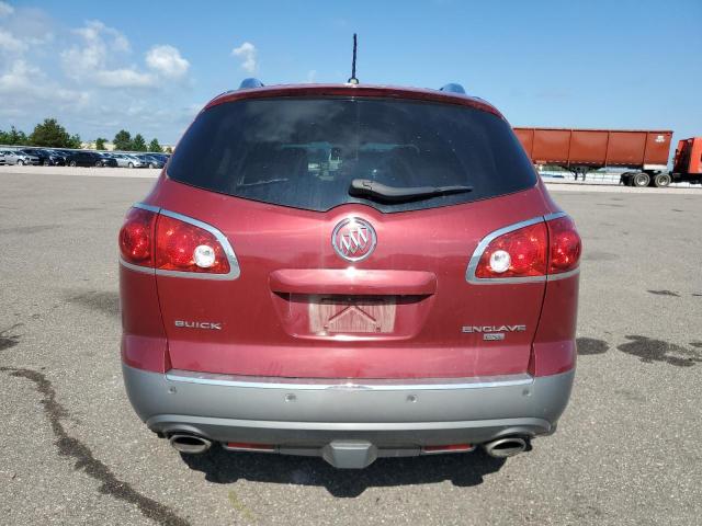 5GALVBED3AJ266129 - 2010 BUICK ENCLAVE CXL MAROON photo 6