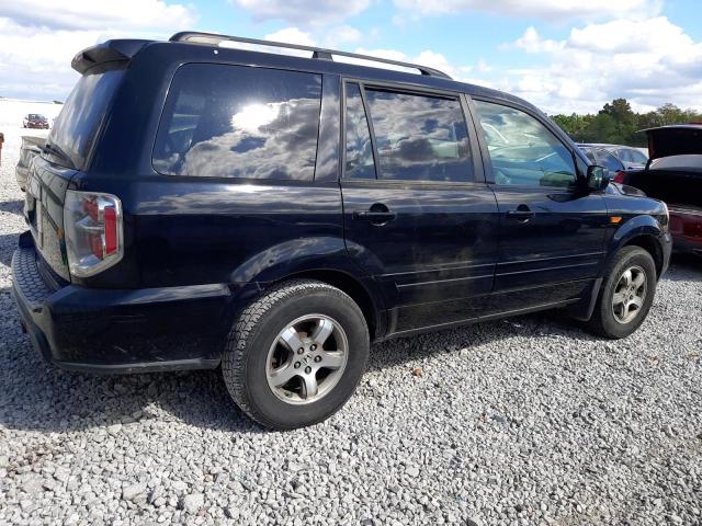 5FNYF28348B002570 - 2008 HONDA PILOT SE BLACK photo 3