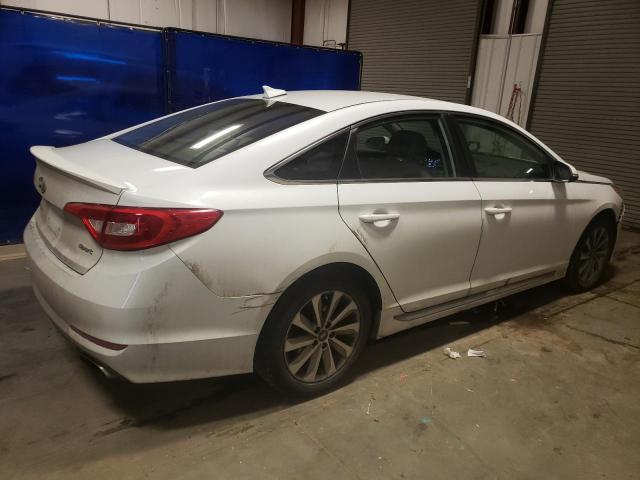 5NPE34AF2FH074023 - 2015 HYUNDAI SONATA SPORT WHITE photo 3