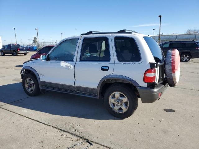 KNDJA723915705272 - 2001 KIA SPORTAGE WHITE photo 2