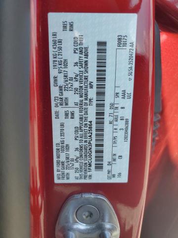 1FMCU0GN3PUA25864 - 2023 FORD ESCAPE ACTIVE RED photo 13