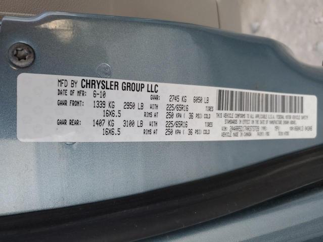 2A4RR5D17AR373728 - 2010 CHRYSLER TOWN & COU TOURING 蓝色 照片 13