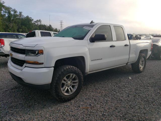 1GCVKPEC5JZ204317 - 2018 CHEVROLET SILVERADO K1500 CUSTOM WHITE photo 1