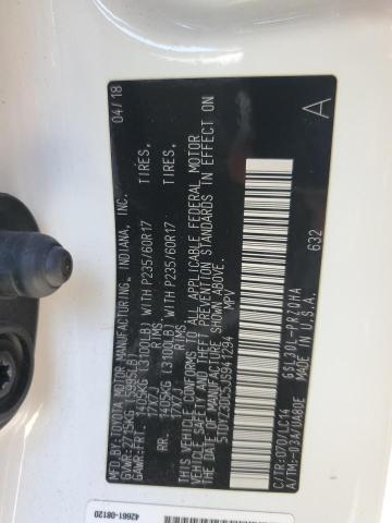 5TDYZ3DC5JS941294 - 2018 TOYOTA SIENNA XLE Biały zdjęcie 13