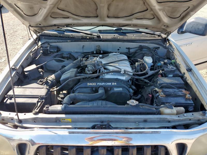 5TEHN72N71Z761423 - 2001 TOYOTA TACOMA DOUBLE CAB 银色 照片 11