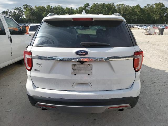 1FM5K7D87HGB27898 - 2017 FORD EXPLORER XLT WHITE photo 6