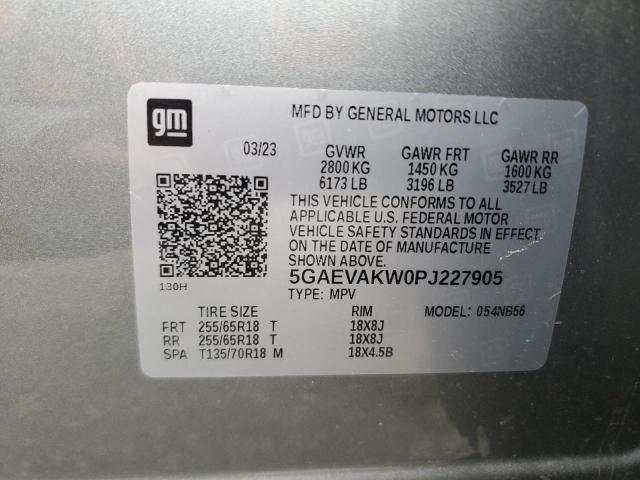 5GAEVAKW0PJ227905 - 2023 BUICK ENCLAVE ESSENCE 灰色 照片 14