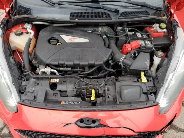 3FADP4GX4GM156627 - 2016 FORD FIESTA ST RED photo 11