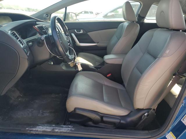 2HGFG3B03FH532417 - 2015 HONDA CIVIC EXL ლურჯი ფოტო 7