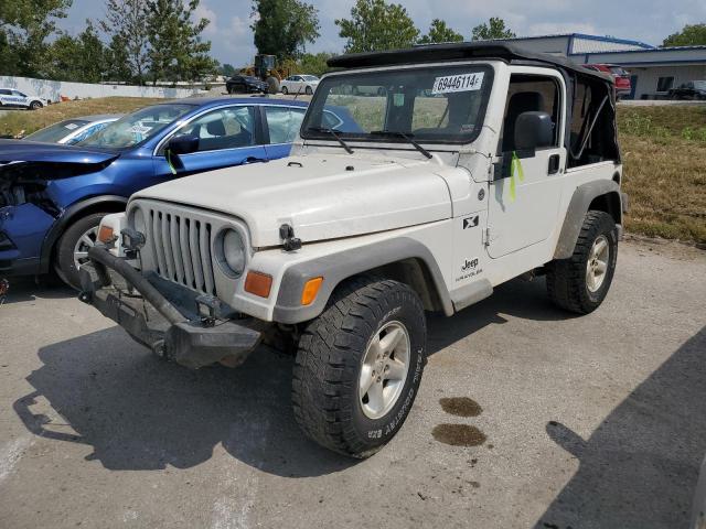 1J4FA39S05P347110 - 2005 JEEP WRANGLER X WHITE photo 1