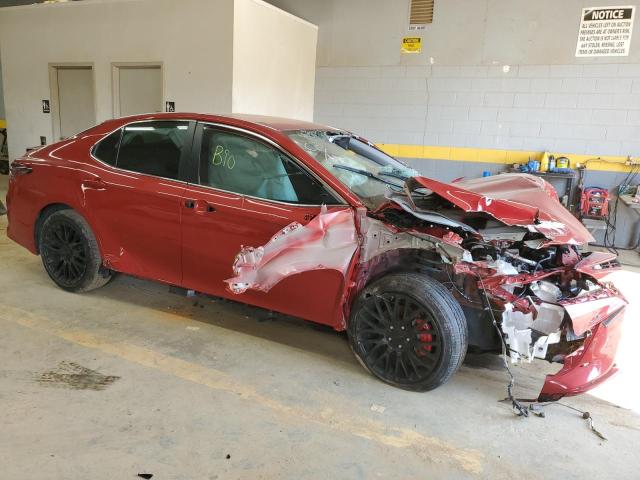 4T1G11AK5PU144479 - 2023 TOYOTA CAMRY SE NIGHT SHADE RED photo 4