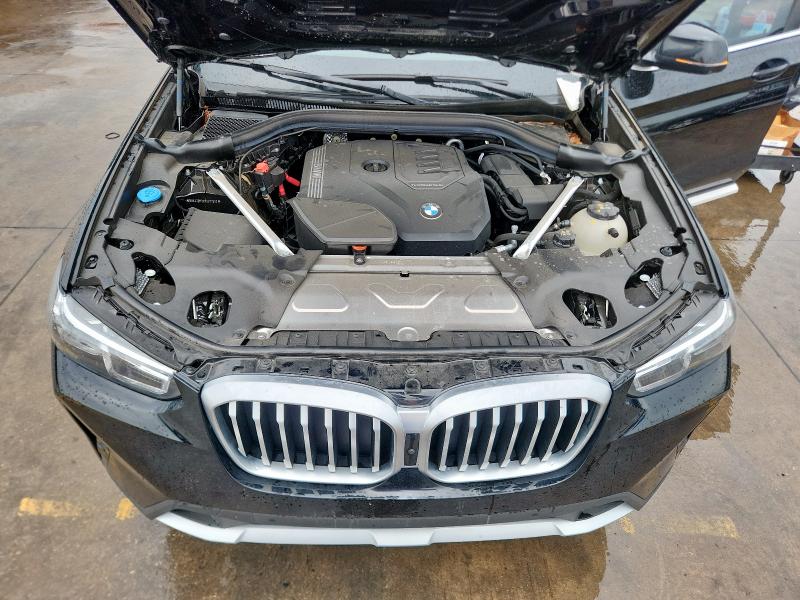 5UX43DP0XR9U77502 - 2024 BMW X3 SDRIVE30I BLACK photo 12