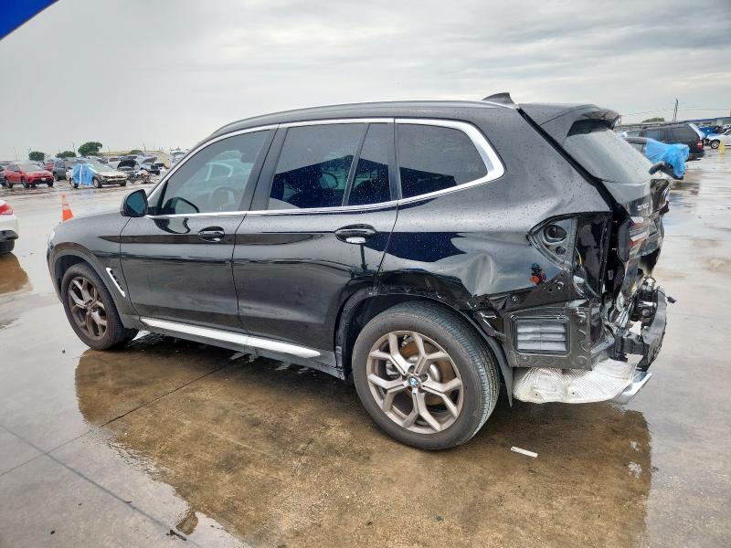 5UX43DP0XR9U77502 - 2024 BMW X3 SDRIVE30I BLACK photo 2