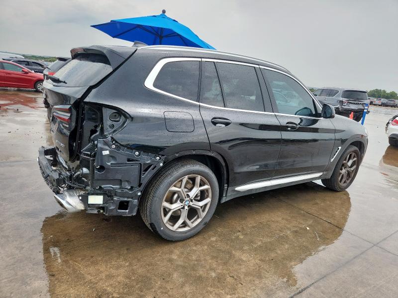 5UX43DP0XR9U77502 - 2024 BMW X3 SDRIVE30I BLACK photo 3