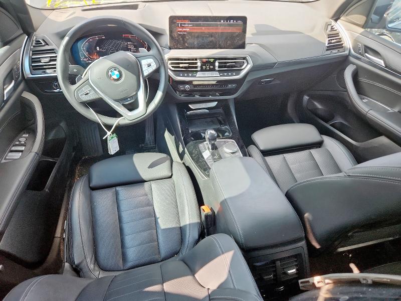 5UX43DP0XR9U77502 - 2024 BMW X3 SDRIVE30I BLACK photo 8