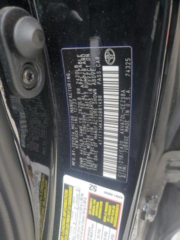 4T1T11AKXRU881498 - 2024 TOYOTA CAMRY SE NIGHT SHADE BLACK photo 13