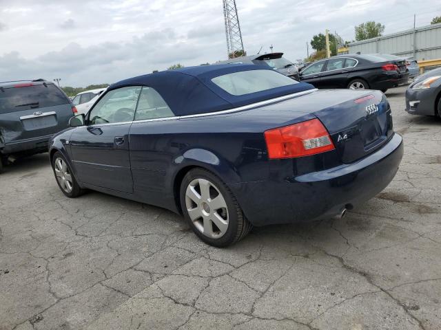 WAUAC48H56K011275 - 2006 AUDI A4 1.8 CABRIOLET BLUE photo 2