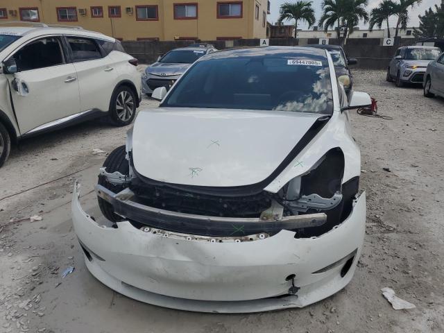 5YJ3E1EA1PF566931 - 2023 TESLA MODEL 3 WHITE photo 5