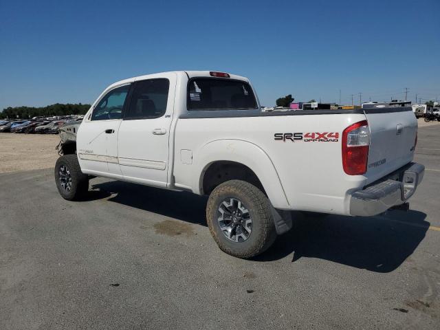 5TBDT44106S552602 - 2006 TOYOTA TUNDRA DOUBLE CAB SR5 WHITE photo 2