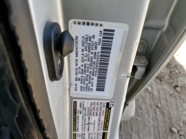 5Y2SL63835Z445274 - 2005 PONTIAC VIBE GRAY photo 12