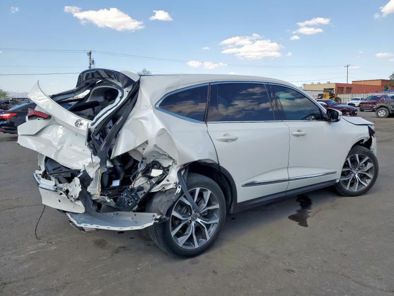 5J8YD9H47NL011927 - 2022 ACURA MDX TECHNOLOGY Ақ фото 3