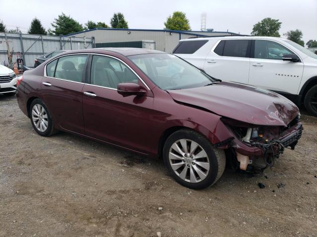 1HGCR2F86DA249996 - 2013 HONDA ACCORD EXL 栗色 照片 4