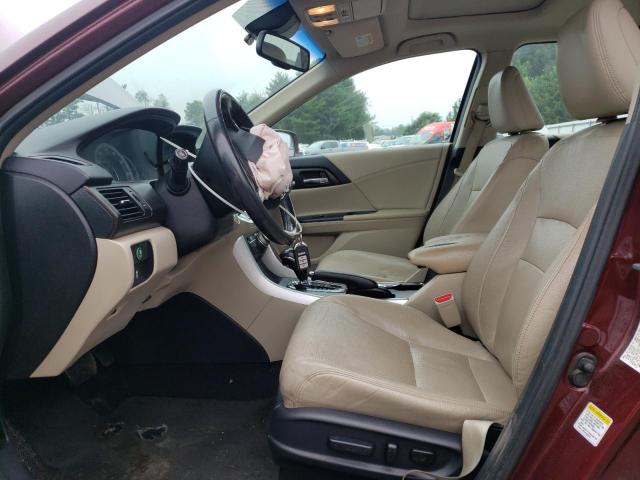 1HGCR2F86DA249996 - 2013 HONDA ACCORD EXL 栗色 照片 7