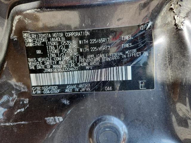 JTMBFREV6JJ204622 - 2018 TOYOTA RAV4 LE Szary zdjęcie 13